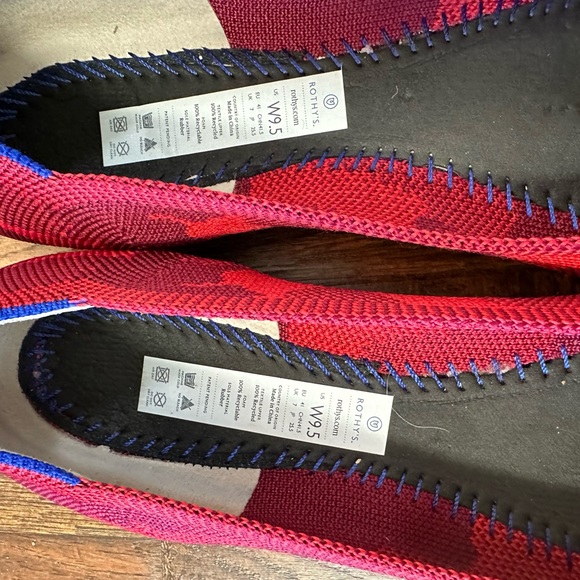 Rothy’s Red camo Points size 9.5 VGUC - Picture 8 of 10